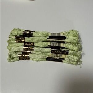 21 DMC (color 772) Light Green Embroidery Floss